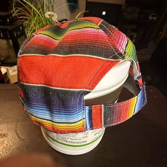 Dog Paw Embroidered Strapback Hat Multicolor One Size Adjustable Hat Republic - Picture 2 of 4